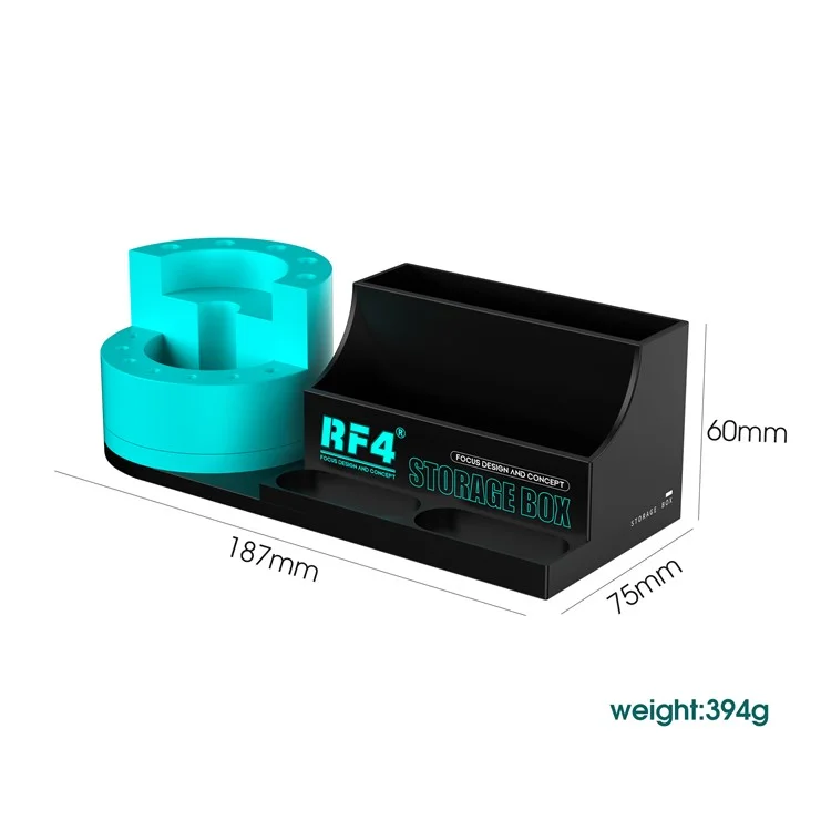 RF4 RF-ST13 Rack de Almacenamiento Multifuncional Herramientas de Reparación de Teléfonos Collector Tweezers Destornillador Caso de Almacenamiento de Piezas