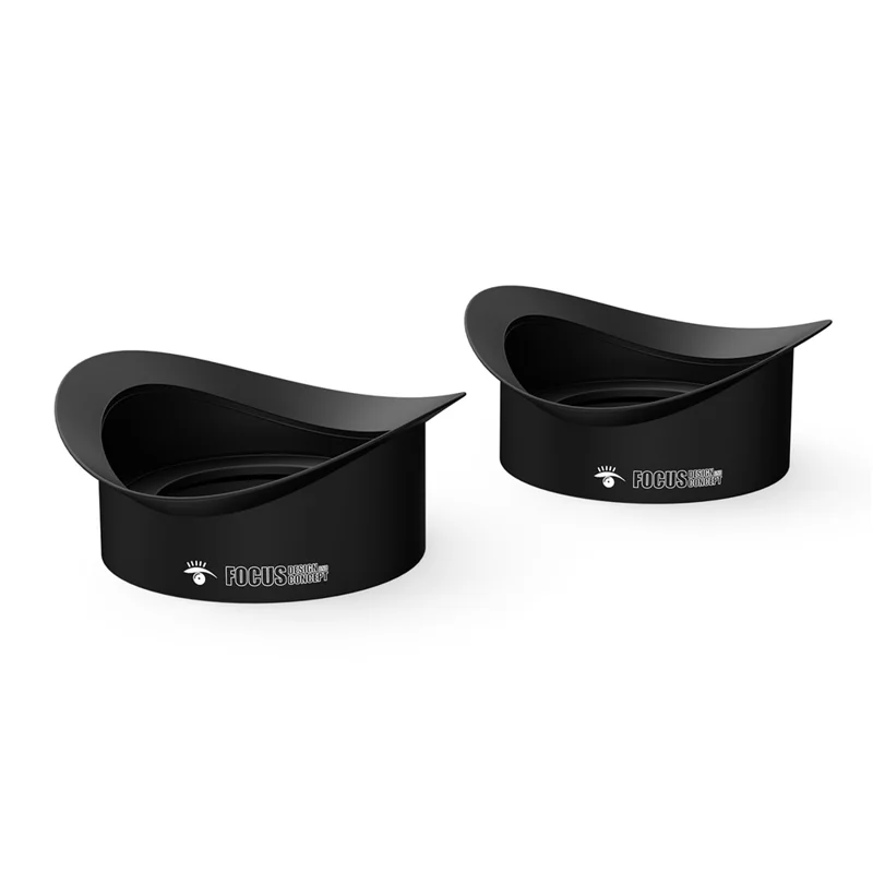RF4 RF-EM5 2 Pezzi Copertura Oculare per Microscopio Stereo Trinoculare Impedire Perdita di Luce Cuscinetti Oculari in Gomma Scudo