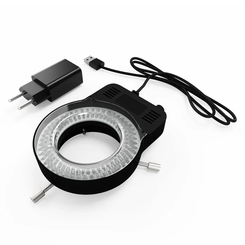 RF4 OK-8 Microscope 144 LED Ring Light Adjustable Illuminator for Repairing Electronic Industry Microscopes