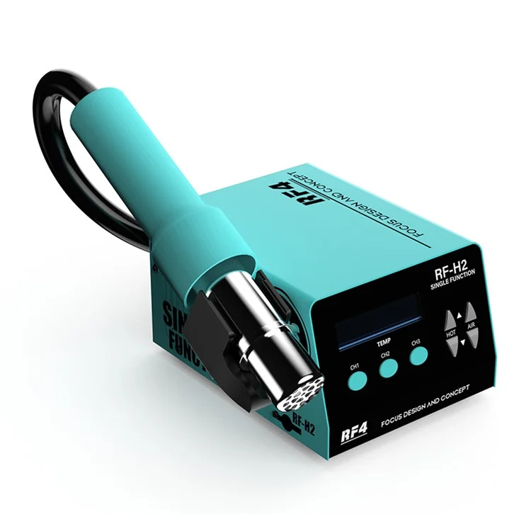 RF4 RF-H2 1000W SMD BGA Hot Air Gun Estação de Solda com Exibição Digital Inteligente BGA Rework Station - Plugue dos EUA