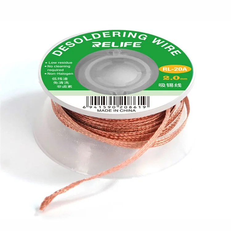 RELIFE RL-20A Tin Wire Tape Copper Welding Solder Remover BGA Repair Tool