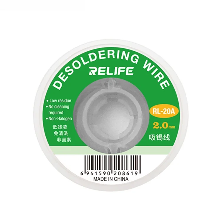 RELIFE RL-20A Tin Wire Tape Copper Welding Solder Remover BGA Repair Tool