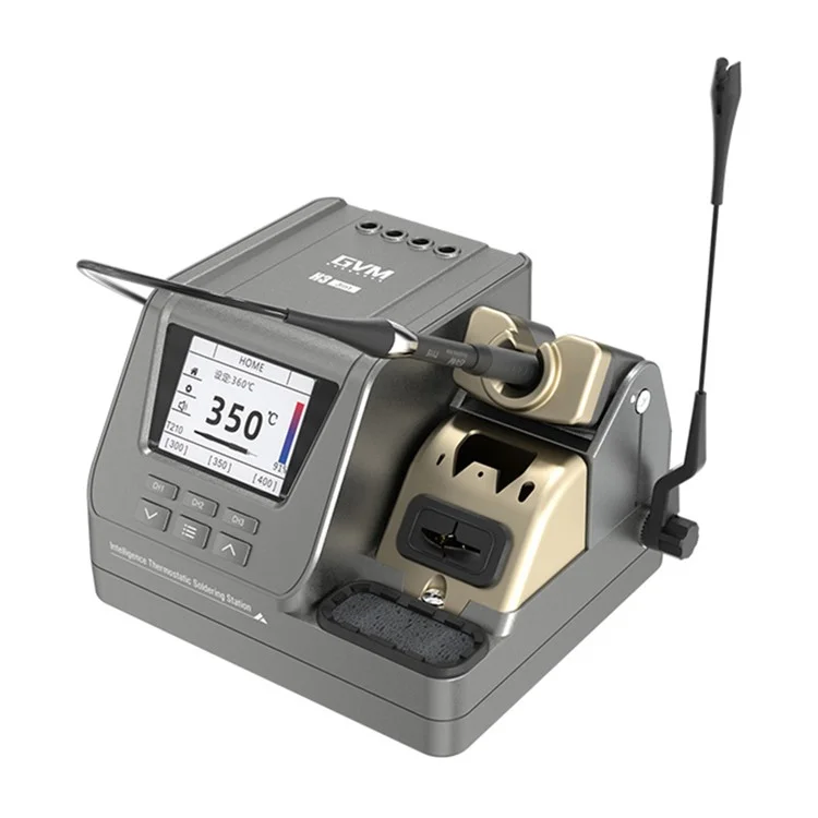GVM H3 3-in-1 Smart Soldering Station Precision Welding Station 2s Rapid Heating Supports T245 / T210 / T115 Handles - UK Plug