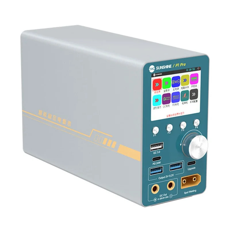 SUNSHINE P1 Pro Intelligent Stabilized Voltage Power Meter Repair Equipment Voltage Stabilization Short Circuit Fault Detection Tool - UK Plug