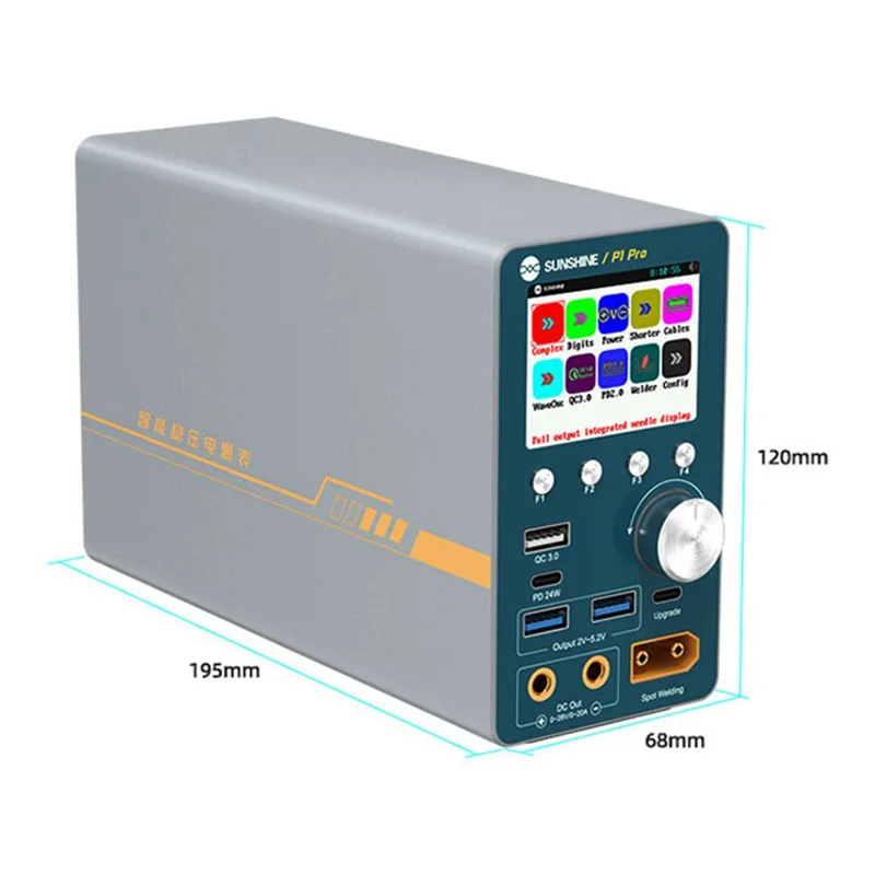 SUNSHINE P1 Pro Intelligent Stabilized Voltage Power Meter Repair Equipment Voltage Stabilization Short Circuit Fault Detection Tool - UK Plug