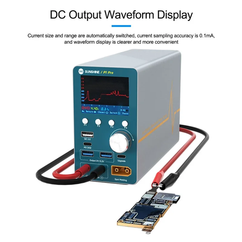SUNSHINE P1 Pro Intelligent Stabilized Voltage Power Meter Repair Equipment Voltage Stabilization Short Circuit Fault Detection Tool - UK Plug