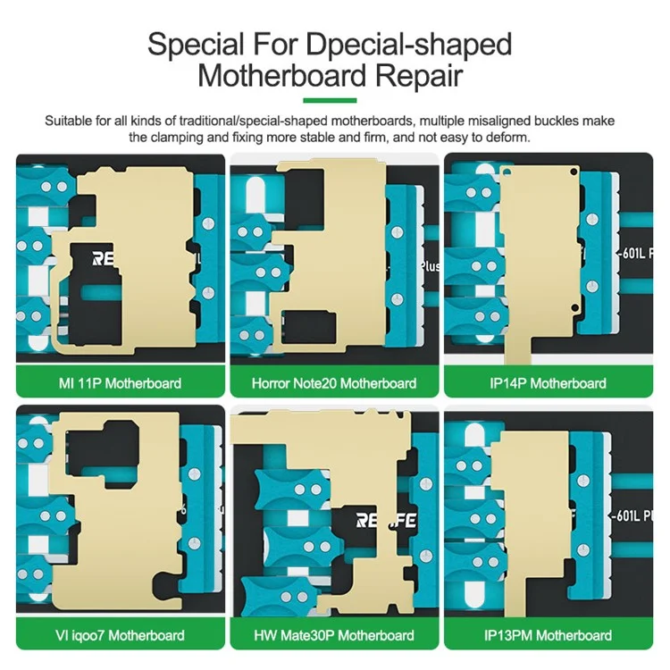 RELIFE RL-601L Plus Suporte Especial para Placa-mãe, Suporte para PCB, Ferramenta de Reparo para Celular