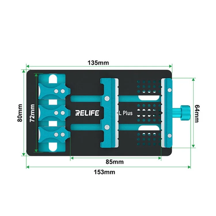 RELIFE RL-601L Plus Special-shaped Motherboard Fixture PCB Board Holder Phone Repair Tool Set