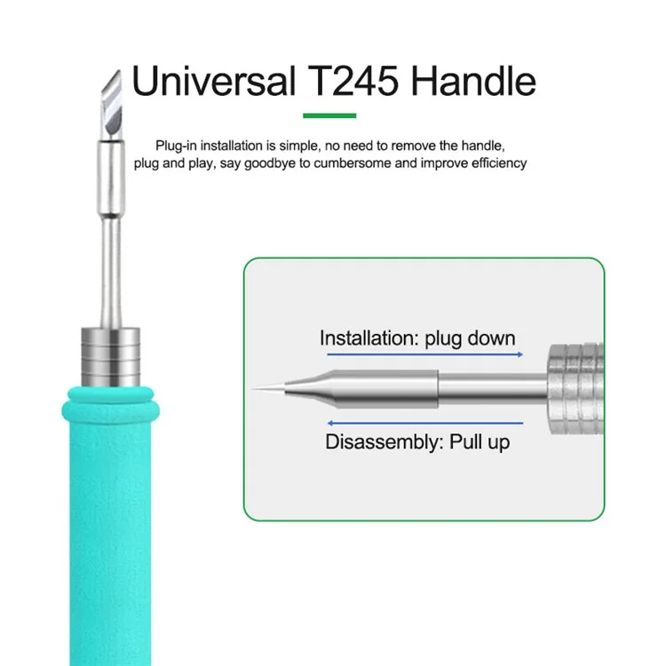 RELIFE RL-T245 Soldering Iron Tip Handle Welding Nozzle Grip Soldering Station - RL-T245-IS