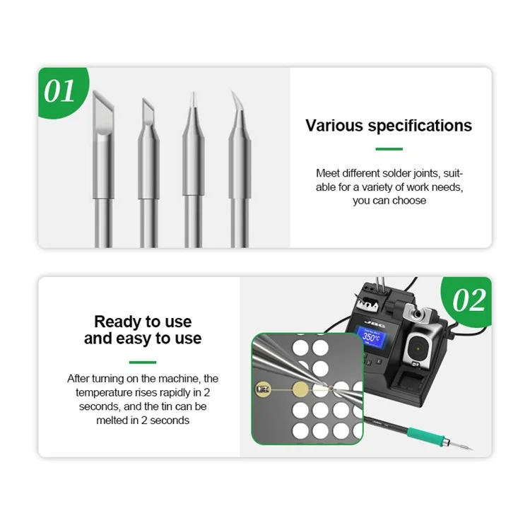 RELIFE RL-T245 Soldering Iron Tip Handle Welding Nozzle Grip Soldering Station - RL-T245-IS