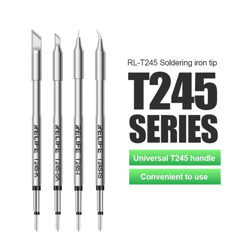 RELIFE RL-T245 Soldering Iron Tip Handle Welding Nozzle Grip Soldering Station - RL-T245-K