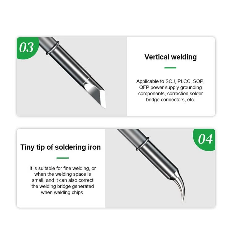 RELIFE RL-C115 Soldering Iron Tip Replacement Head for Phone Motherboard Micro Welding Tool -  RL-C115-I