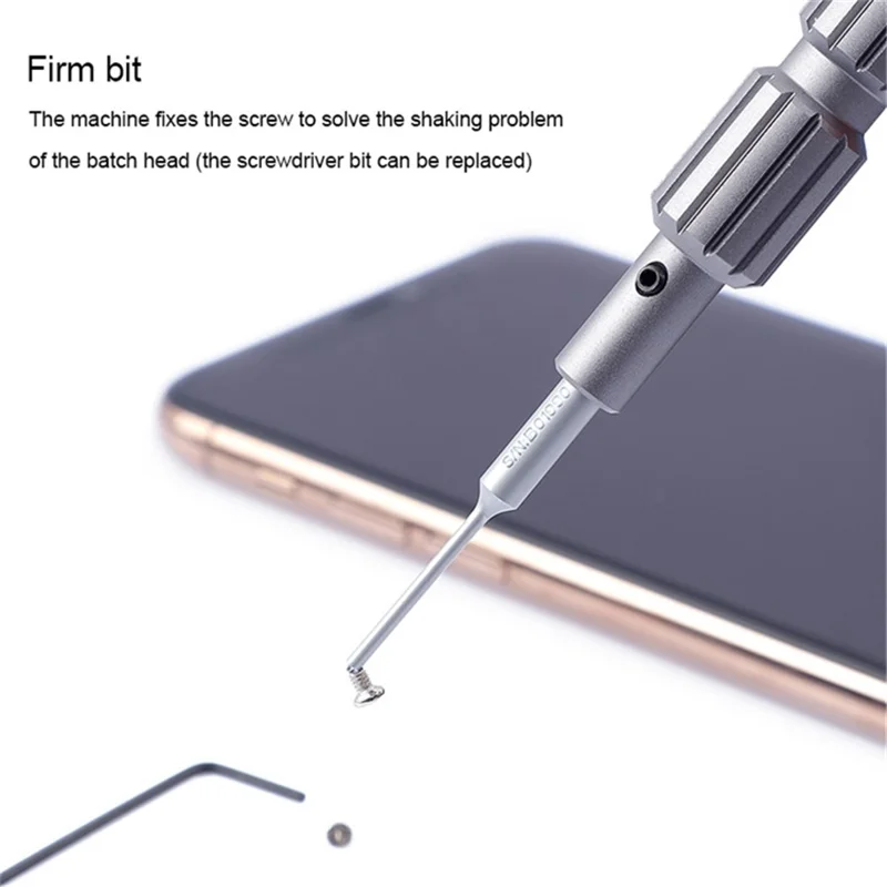 QIANLI S2 3D-Schraubendreher Telefon Reparatur Demontage Bolzen Treiber Handwerkzeuge - D Pinhead Philips