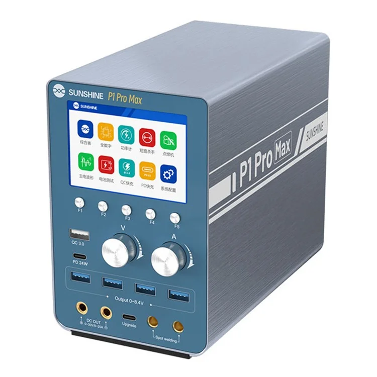 SUNSHINE P1 Pro Max Intelligent Regulated Power Supply Current Voltage Regulation Power Meter - EU Plug