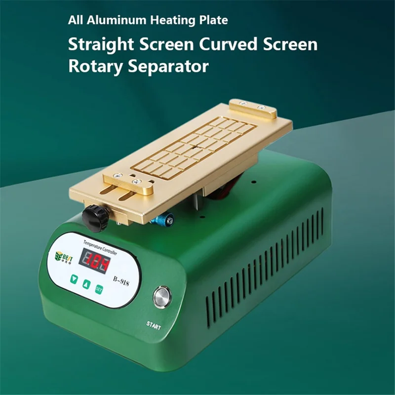 BST-B-918 LCD Vacuum Separator Machine Digital LCD Screen Repair Separator - UK Plug