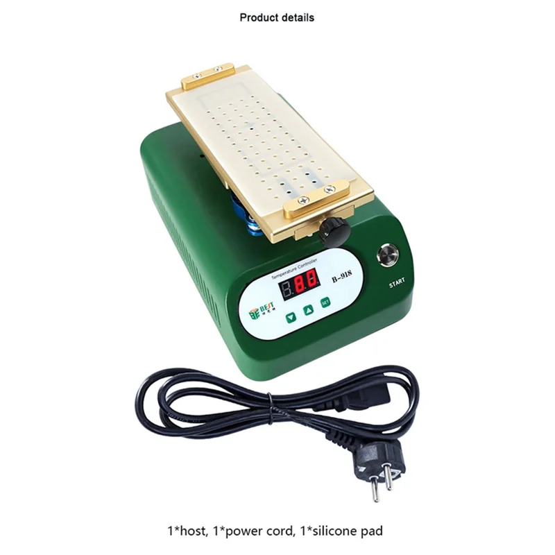 BST-B-918 LCD Vacuum Separator Machine Digital LCD Screen Repair Separator - UK Plug