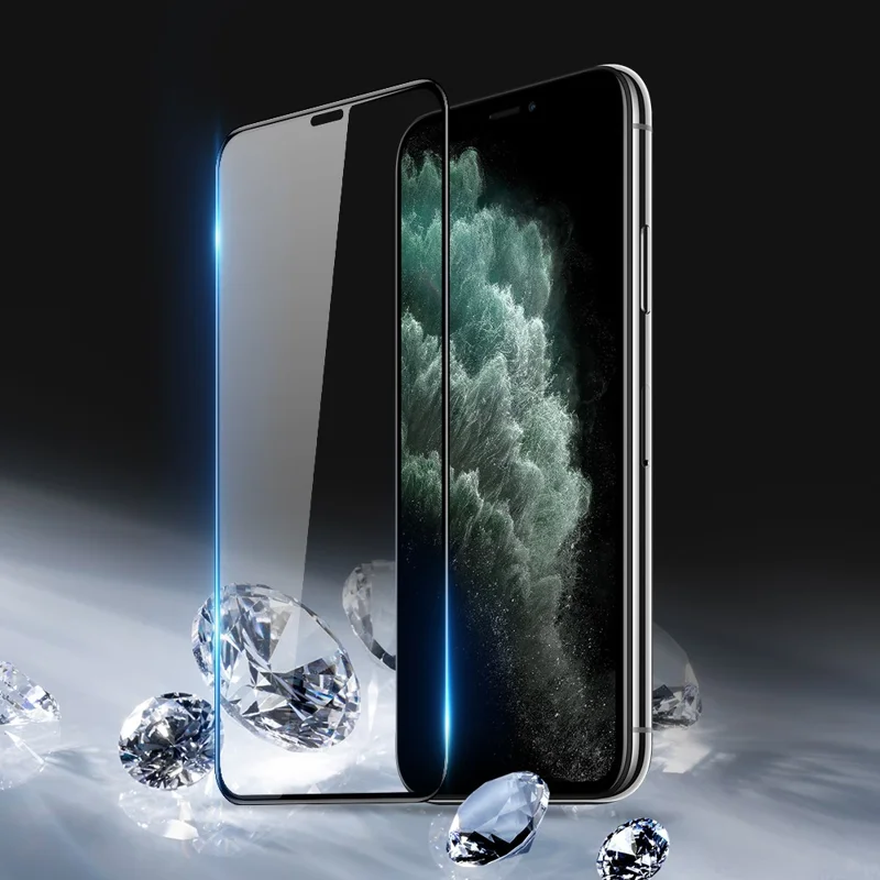 DUX DUCIS For iPhone 11 Pro / XS / X Full Screen Protector 2.5D Flat Screen Medium Alumina Glass HD Clear Film