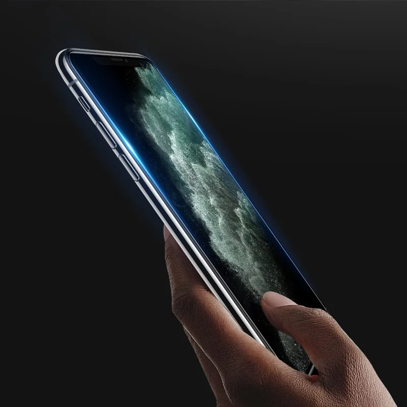 DUX DUCIS For iPhone 11 Pro / XS / X Full Screen Protector 2.5D Flat Screen Medium Alumina Glass HD Clear Film