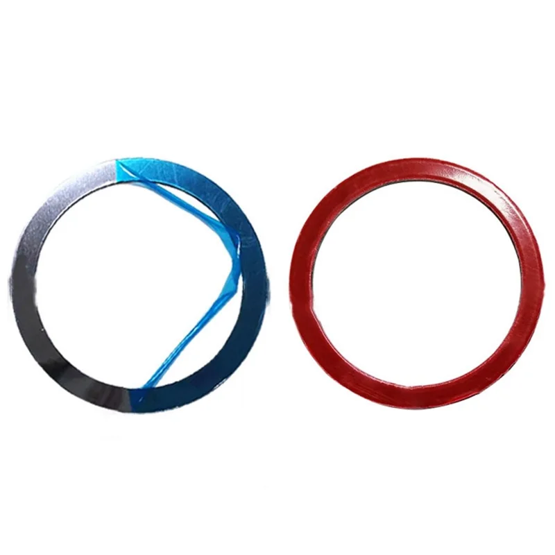 Magnetic Adsorption Ring Wireless Charging Phone Attach Adhesive Sheet Wireless Charger - Ring / Silver