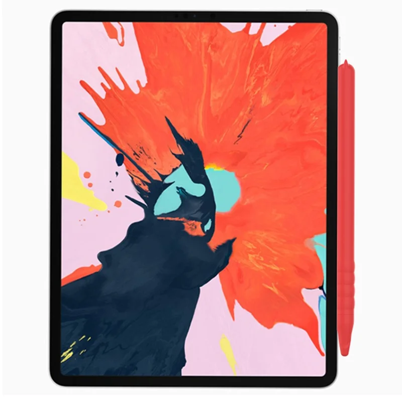 For Apple Pencil Pro / Pencil (2nd Generation) Soft Silicone Protective Pencil Case Wrap Cover Sleeve - Yellow