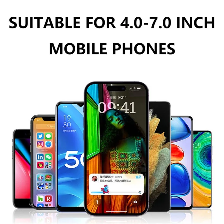 Wristband Phone Holder Mount Rotatable Armband for 4 to 7-inch Universal Smartphone