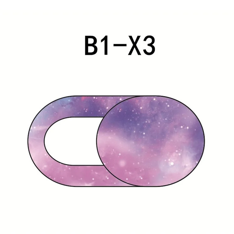 Juego de 5 unidades de tapa de cámara web con diseño de cielo estrellado + 1 unidad con diseño floral, protección de privacidad para ordenadores portátiles, tabletas y cámaras