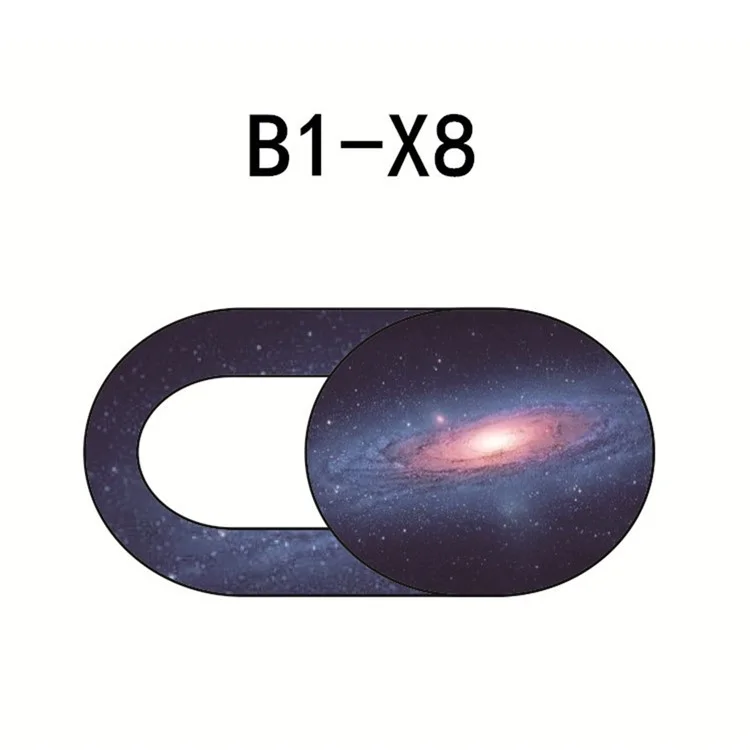 Juego de 5 unidades de tapa de cámara web con diseño de cielo estrellado + 1 unidad con diseño floral, protección de privacidad para ordenadores portátiles, tabletas y cámaras