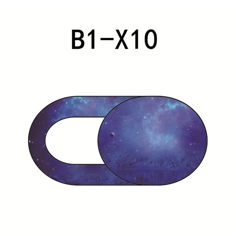 Juego de 5 unidades de tapa de cámara web con diseño de cielo estrellado + 1 unidad con diseño floral, protección de privacidad para ordenadores portátiles, tabletas y cámaras