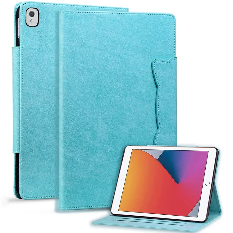 Für iPad Pro 10.5-Zoll (2017) / Air 10.5 Zoll (2019) / iPad 10.2 (2019) / (2020) / (2021) Case Stand Ledertasche - Himmelblau
