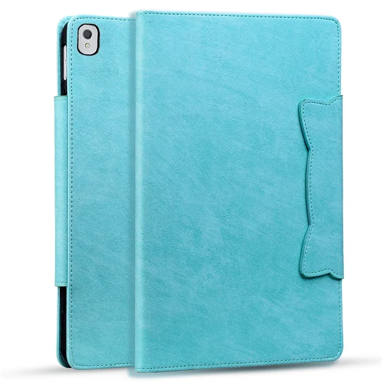 Für iPad Pro 10.5-Zoll (2017) / Air 10.5 Zoll (2019) / iPad 10.2 (2019) / (2020) / (2021) Case Stand Ledertasche - Himmelblau