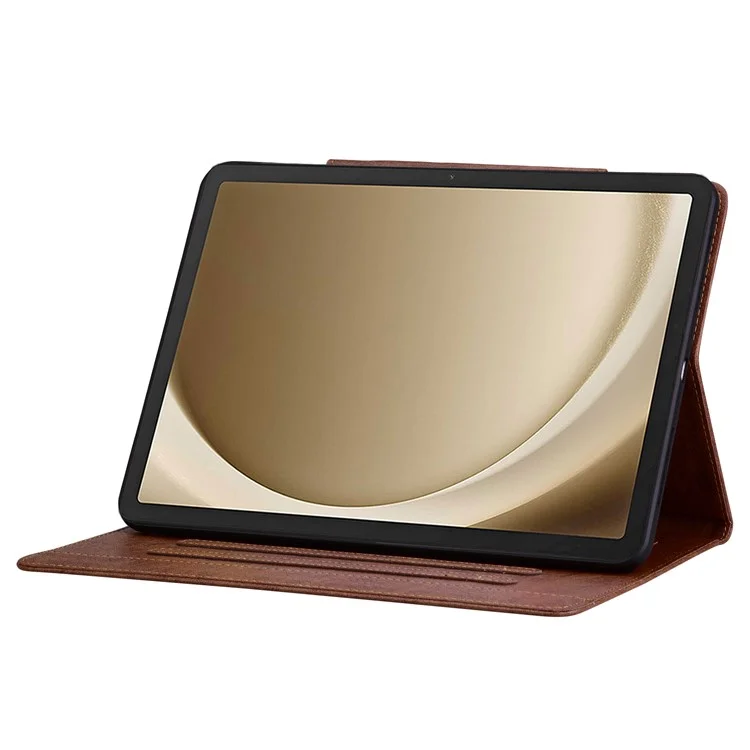 Per Samsung Galaxy Tab S9+ / Tab S8+ / Tab S7+ T970 T976B Custodia Business in Pelle PU con Supporto Chiusura Magnetica - Marrone