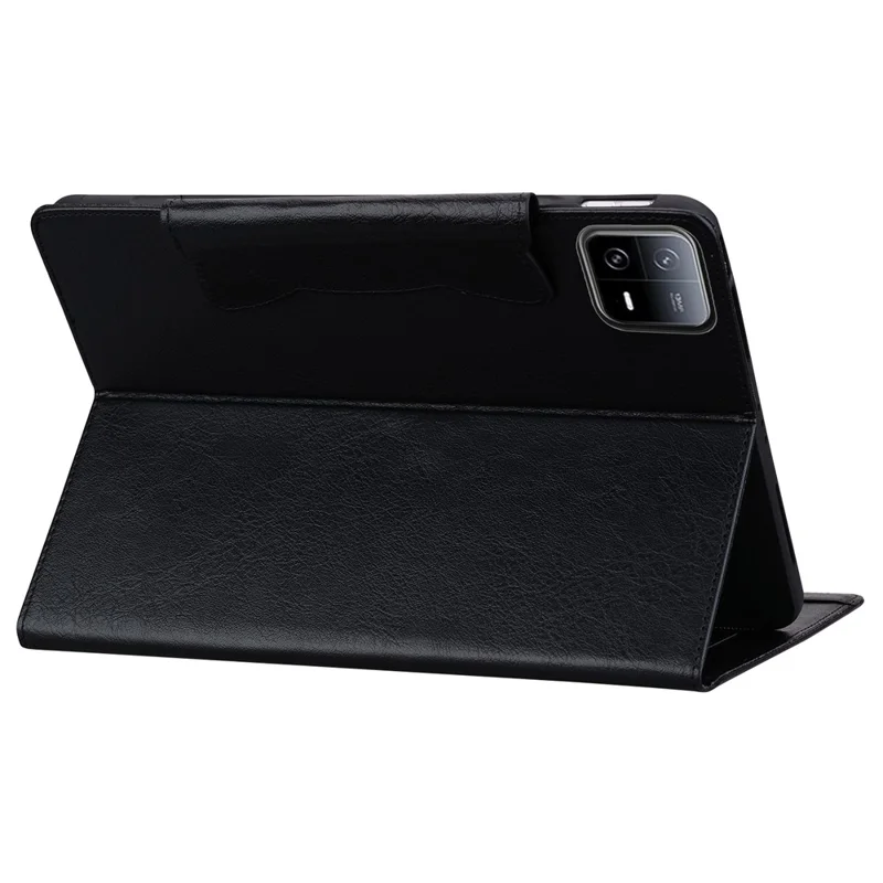 For Xiaomi Pad 6 / 6 Pro Stand Case PU Leather Tablet Cover with Card Holder - Black