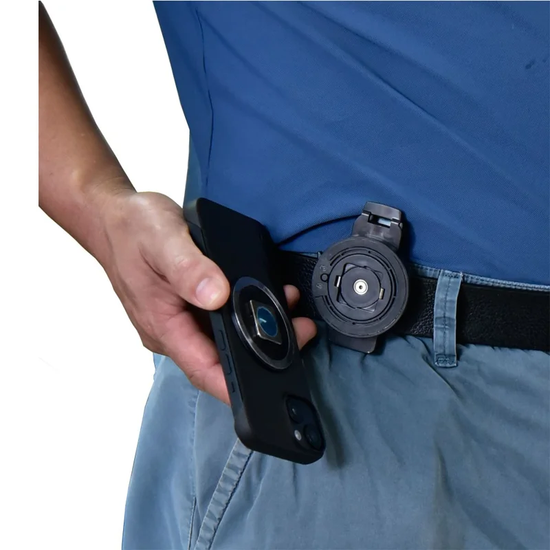 Clip de Ceinture de Téléphone Avec Patch Adhésif Rond, Support de Ceinture de Téléphone Portable Sport Universel