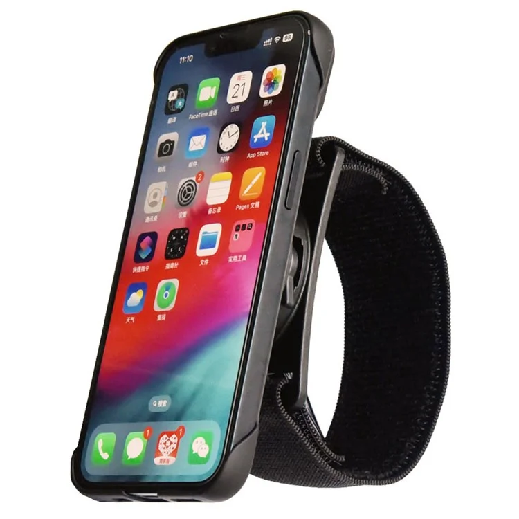Phone Arm Strap Wrist Strap with Round Adhesive Patch, Magnetic Plus Buckle Quick Release Wrist Bracket