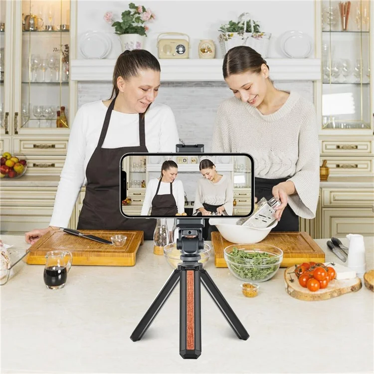 Puluz PU3206B Cold Bash Chold Shoe Phone Clamp Алюминиевый Сплав Убегающий Держатель Телефона.