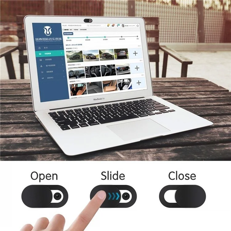 T1 6Stück Ovale Anti-Peep-Computer-Linsenkappen Klebstoff PC Laptop Kamera Datenschutzabdeckung - Sternenhimmel 1