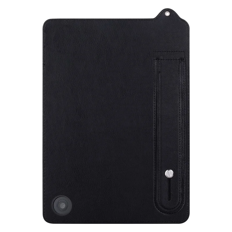 Tablet Case For Amazon Fire HD 10 (2023) / (2021) / Fire HD 10 Plus (2023) / (2021) Hand Strap Kickstand Leather Cover - Black