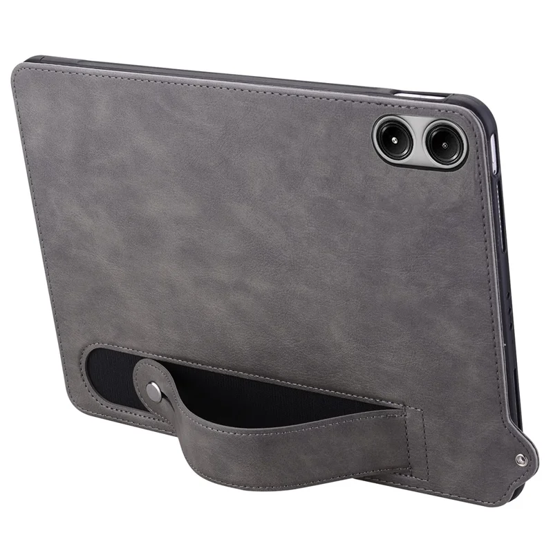 Tablet Case For Xiaomi Redmi Pad Pro / Pad Pro 5G / Poco Pad 4G / 5G Hand Strap Kickstand Leather Cover - Grey