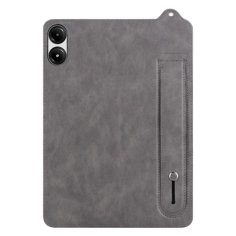 Tablet Case For Xiaomi Redmi Pad Pro / Pad Pro 5G / Poco Pad 4G / 5G Hand Strap Kickstand Leather Cover - Grey