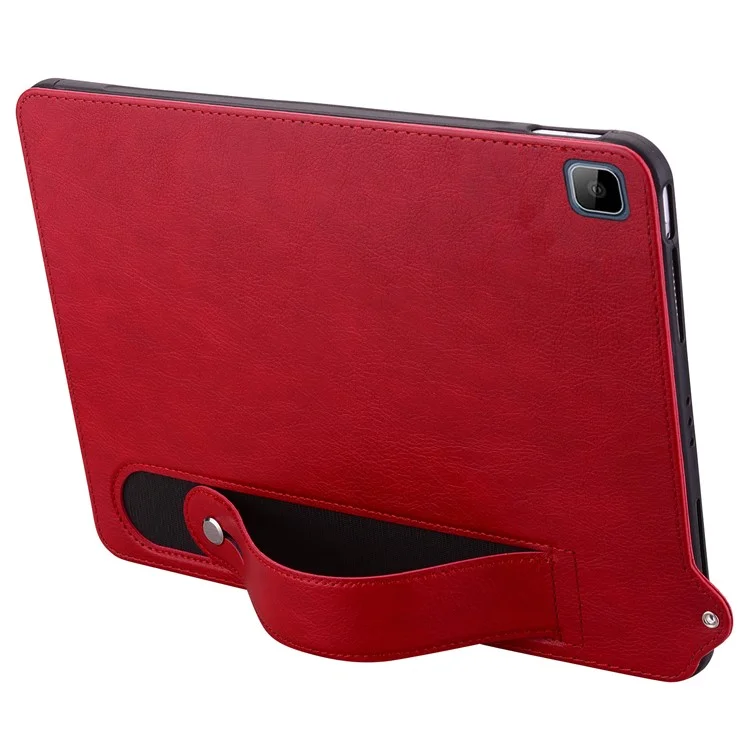Capa de Tablet para Honor Pad X8 / Pad X8 Lite / Pad 6 10.1 polegadas / Huawei Enjoy Tablet 2 10.1 com alça de mão e suporte - Vermelho