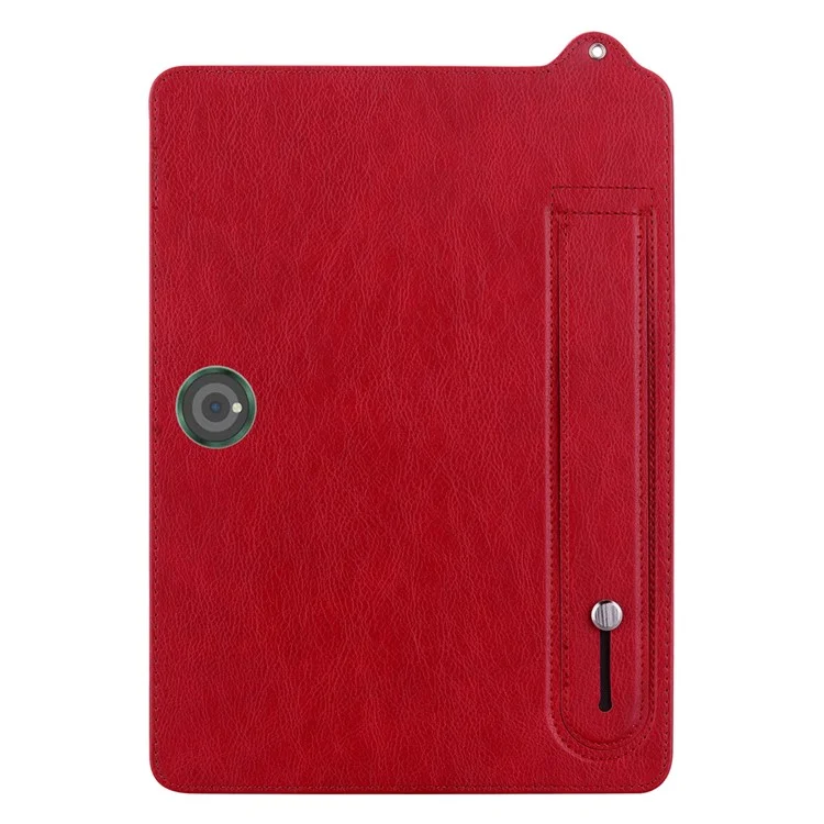 Capa para tablet OnePlus Pad Pro com alça de mão, suporte e cobertura de couro - Vermelho