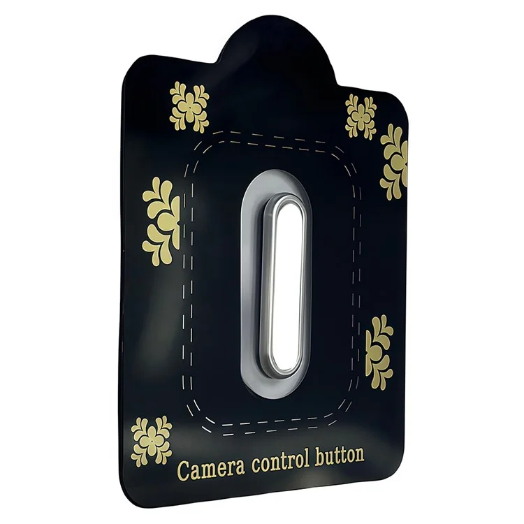 Botón de control de cámara para iPhone 16 / 16 Plus / 16 Pro / 16 Pro Max Botón de captura de control inteligente sensible - Blanco+Plata