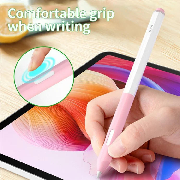 Чехол-карандаш из силикона для Oppo Pencil - розовый