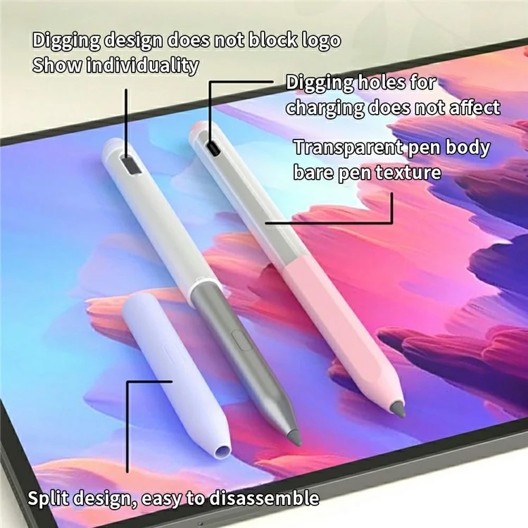 Для стилуса Lenovo Precision Pen 3 чехол из желейного силикона защитный чехол - Матча Грин