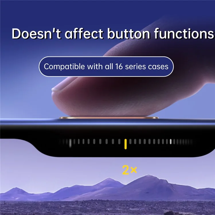 Botón de Control de Cámara para iPhone 16 Pro Max / 16 Pro / 16 Plus / 16 Protector de Botón de Captura Inteligente Sensible - Dorado