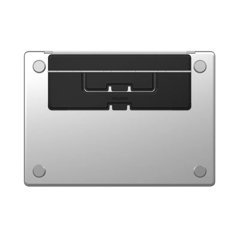 NILLKIN Dual Wing Adhesive Laptop Stand Foldable Portable Cooling Support Multi Angle Adjustable Stand - Black