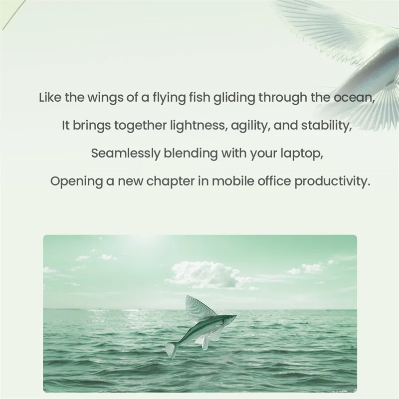 NILLKIN Dual Wing Adhesive Laptop Stand Foldable Portable Cooling Support Multi Angle Adjustable Stand - Black