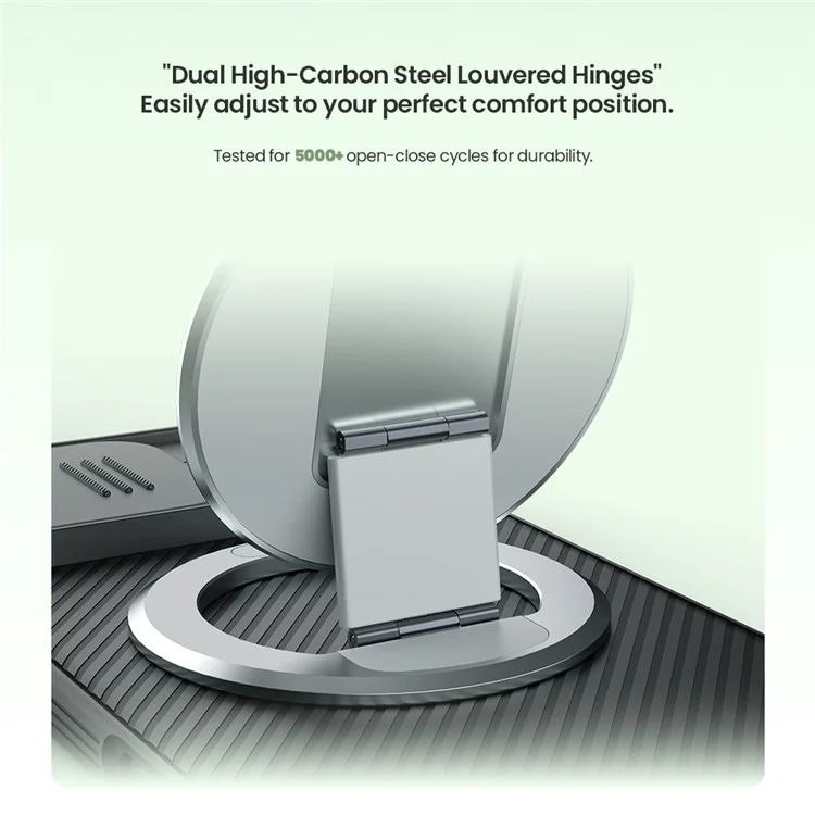 NILLKIN Dual Magnetic Ring Phone Stand Holder Flexible Rotation Adjustable Kickstand - Matcha Green