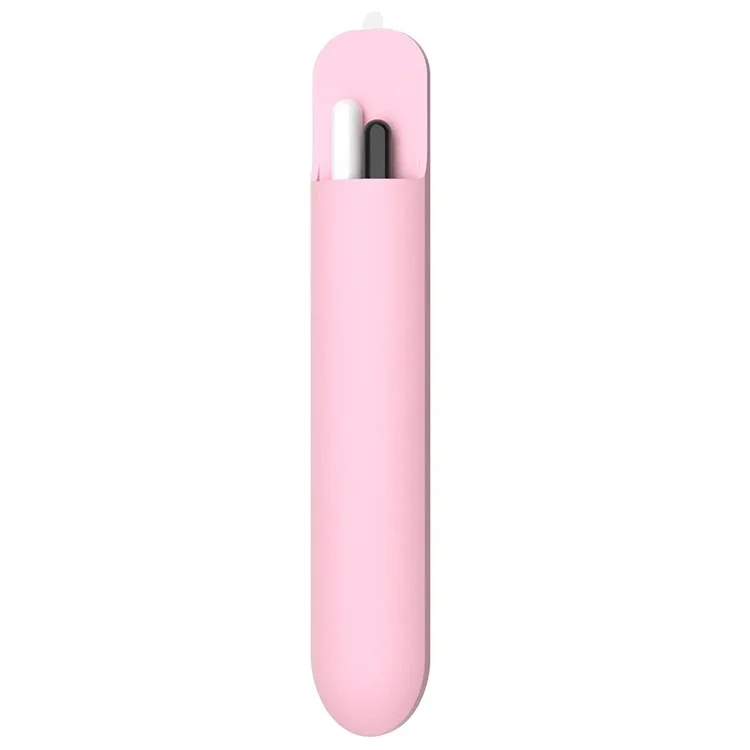 Universal Silicone Stylus Storage Case Compact Portable Waterproof Dustproof Scratch Resistant Pencil Bag - Pink