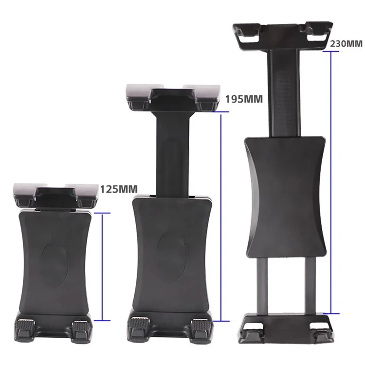 F088 Morsetto per Tablet Large con Slitta Porta Accessori da 23 cm, Supporto Universale Multiuso per Telefoni e Tablet